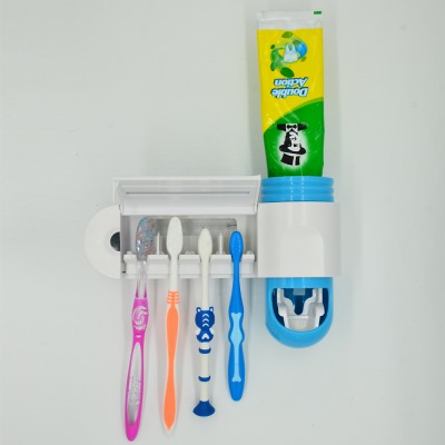 Led UV toothbrush sterilizer price with CE ROHS certificate automatic toothpaste dispenser