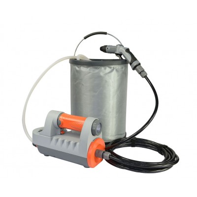 electric car wash machine with rechargeable battery and spray nozzle