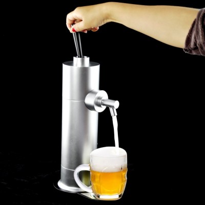 Special ultrasound Beer server can make beer foam in beer cans!