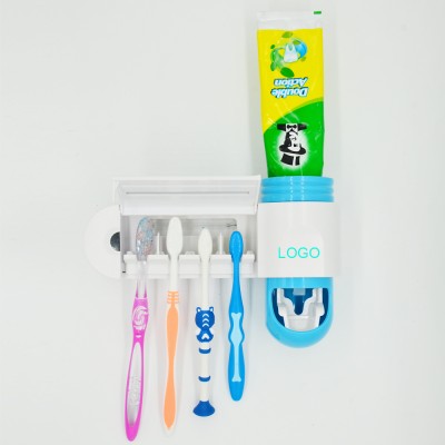 Portable UV toothbrush sterilizer,led light sterilizer and toothpaste dispenser,easy to carry out