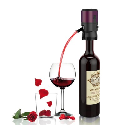 One-Touch Control Portable Automatic Electric Battery Operated Red Wine Decanter Wine Aerator